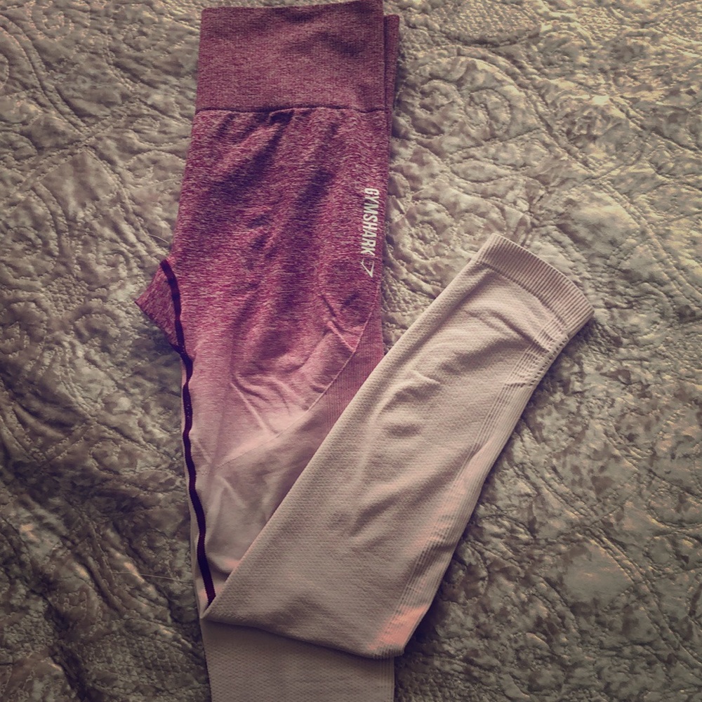 Gymshark pink ombré leggings